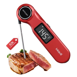 Instant Read Grill Thermometer, ±0.5°F Accuracy Meat Thermometer | Wireless Digital Oven Meat Thermometer with Clearer Backlit Screen for Outdoor Grill BBQ Steak Turkey Rechargeable Waterproof Instant Read Grill Thermometer, ±0.5°F Accuracy Meat Thermometer | Wireless Digital Oven Meat Thermometer with Clearer Backlit Screen for Outdoor Grill BBQ Steak Turkey Rechargeable Waterproof