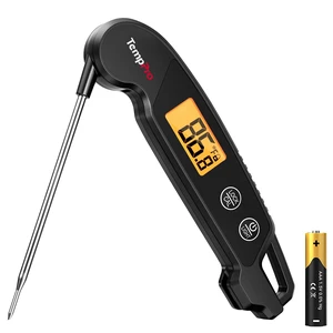 TempSwift 1 Sec Digital Meat Thermometer Instant Read Thermometer | Cooking Thermometer with Backlight Calibration, IPX6 Waterproof Kitchen Food Thermometer for Smoker Grill Candy Oven Baking TempSwift 1 Sec Digital Meat Thermometer Instant Read Thermometer | Cooking Thermometer with Backlight Calibration, IPX6 Waterproof Kitchen Food Thermometer for Smoker Grill Candy Oven Baking