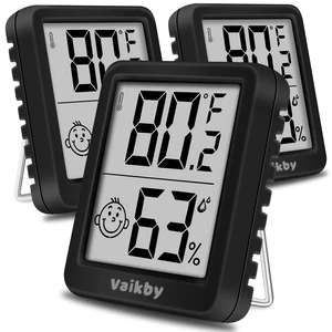 Indoor Humidity Meter Hygrometer 3Pack, Room Thermometer for Accurate Room Temperature Monitor, Digital Hygrometer with Indoor Thermometer for Home, Baby Nursery, and Humidity Sensor Enhanced Comfort Indoor Humidity Meter Hygrometer 3Pack, Room Thermometer for Accurate Room Temperature Monitor, Digital Hygrometer with Indoor Thermometer for Home, Baby Nursery, and Humidity Sensor Enhanced Comfort
