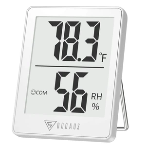 Digital Hygrometer Indoor Thermometer Humidity Meter, White | Mini Room Thermometer, 5s Fast Refresh, Accurate Temperature and Humidity Monitor for House, Baby Room, Greenhouse, Incubator Digital Hygrometer Indoor Thermometer Humidity Meter, White | Mini Room Thermometer, 5s Fast Refresh, Accurate Temperature and Humidity Monitor for House, Baby Room, Greenhouse, Incubator