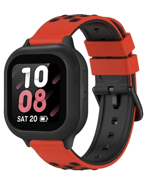 20mm Kids SmartWatch Bands Compatible with GabbWatch 3e/3/2/1, Sport Silicone Strap Replacement for GizmoWatch 3 2 1/ SyncUPWatch/Cosmo Jr Track/AT&T amiGo Jr(Red/Black) 20mm Kids SmartWatch Bands Compatible with GabbWatch 3e/3/2/1, Sport Silicone Strap Replacement for GizmoWatch 3 2 1/ SyncUPWatch/Cosmo Jr Track/AT&T amiGo Jr(Red/Black)