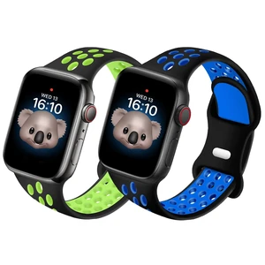 Compatible with Kids Apple Watch Band 38mm 40mm 41mm & 42mm 44mm 45mm for Boys Girls, Breathable Soft Silicone Sport Wrist Strap Compatible with iWatch Series 8/7/6/5/4/3/2/1/SE, Black Compatible with Kids Apple Watch Band 38mm 40mm 41mm & 42mm 44mm 45mm for Boys Girls, Breathable Soft Silicone Sport Wrist Strap Compatible with iWatch Series 8/7/6/5/4/3/2/1/SE, Black