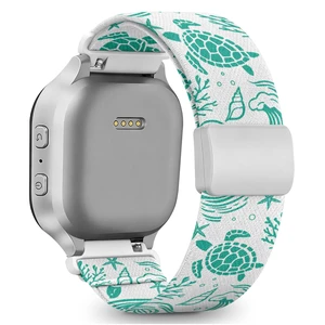 Sea Turtle Nylon Bands for Gizmo Watch Band for Kids Compatible with Gizmo Watch 3 2 1/ Gabb Watch 3 2 1/Cosmo JrTrack Watch, Soft Cut Nylon Stretch Strap with Magnetic Clasp for Boys and Girls Sea Turtle Nylon Bands for Gizmo Watch Band for Kids Compatible with Gizmo Watch 3 2 1/ Gabb Watch 3 2 1/Cosmo JrTrack Watch, Soft Cut Nylon Stretch Strap with Magnetic Clasp for Boys and Girls