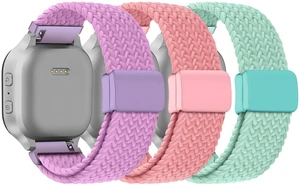 3 Pack Adjustable Braided Stretchy Solo Loop Compatible with Gizmo Watch 3 2 1/ Gabb Watch 3 2 1/ SyncUP/Cosmo JrTrack Kid Watch, 20mm Soft Breathable Kids Bands with Magnetic Buckle for Boys Girls 3 Pack Adjustable Braided Stretchy Solo Loop Compatible with Gizmo Watch 3 2 1/ Gabb Watch 3 2 1/ SyncUP/Cosmo JrTrack Kid Watch, 20mm Soft Breathable Kids Bands with Magnetic Buckle for Boys Girls