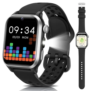 Kids Smart Watch No App or Phone Needed, IP68 Waterproof, Health Monitoring | Fitness Tracker Watch for kid, Heart Rate, Workout Tracker, Sleep Monitor, Puzzle Games for Boys Girls Ages 4-12, Black Kids Smart Watch No App or Phone Needed, IP68 Waterproof, Health Monitoring | Fitness Tracker Watch for kid, Heart Rate, Workout Tracker, Sleep Monitor, Puzzle Games for Boys Girls Ages 4-12, Black