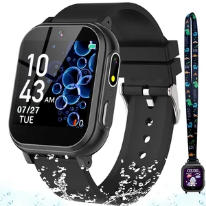 Waterproof Smart Watch for Kids with 32 Games Dual Camera Video Pedometer | Habit Tracking, Music Player, Screen Protector, HD Touchscreen Kids Smart Watch, Toy Birthday Gift for 3-12 Year Old Waterproof Smart Watch for Kids with 32 Games Dual Camera Video Pedometer | Habit Tracking, Music Player, Screen Protector, HD Touchscreen Kids Smart Watch, Toy Birthday Gift for 3-12 Year Old