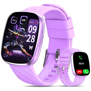 Kids Smart Watch for Boys & Girls,1.78" HD Touchscreen Fitness Tracker with Heart Rate & Sleep Monitor, IP68 Sports Activity Watch with Pedometer, Birthday Gift for 5-16 Year Olds,Pu Kids Smart Watch for Boys & Girls,1.78" HD Touchscreen Fitness Tracker with Heart Rate & Sleep Monitor, IP68 Sports Activity Watch with Pedometer, Birthday Gift for 5-16 Year Olds,Pu