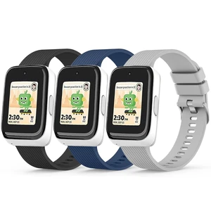 Silicone Bands for SyncUP Kids Watch 2/1 Band, Soft Sport Replacement Bands Compatible with Tmobile Sync UP Kids Watch 2/1 Band, 3 PACK (Black+Navy Blue+Grey) Silicone Bands for SyncUP Kids Watch 2/1 Band, Soft Sport Replacement Bands Compatible with Tmobile Sync UP Kids Watch 2/1 Band, 3 PACK (Black+Navy Blue+Grey)