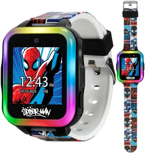 Marvel Spider-Man Kids Smart Watch with Touchscreen Camera Games Voice Recorder Flashing Bezel Alarm Stopwatch Step Counter Printed Silicone Band Fits Wrist Sizes 5.5 to 8 Marvel Spider-Man Kids Smart Watch with Touchscreen Camera Games Voice Recorder Flashing Bezel Alarm Stopwatch Step Counter Printed Silicone Band Fits Wrist Sizes 5.5 to 8