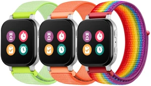 3 Pack Kids Nylon Bands Compatible with Gizmo Watch 3 2 1/Gabb Watch 3e 3 2 1/Sync UP Watch/Cosmo Jr Track Watch, 20mm Hook & Loop Soft Breathable Watch Band Replacement for Boys & Girls 3 Pack Kids Nylon Bands Compatible with Gizmo Watch 3 2 1/Gabb Watch 3e 3 2 1/Sync UP Watch/Cosmo Jr Track Watch, 20mm Hook & Loop Soft Breathable Watch Band Replacement for Boys & Girls