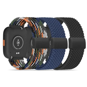 3 Pack Nylon Magnetic Braided Compatible with BIGGERFIVE Brave 2 Watch Band, Soft Stretchy Sport Strap Woven Loop Elastic Nylon Wristbands for for Brave BW01/BW02 3 Pack Nylon Magnetic Braided Compatible with BIGGERFIVE Brave 2 Watch Band, Soft Stretchy Sport Strap Woven Loop Elastic Nylon Wristbands for for Brave BW01/BW02