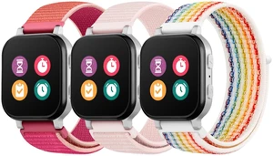 3 Pack Kids Nylon Bands Compatible with Gizmo Watch 3 2 1/Gabb Watch 3e 3 2 1/Sync UP Watch/Cosmo Jr Track Watch, 20mm Hook & Loop Soft Breathable Watch Band Replacement for Boys & Girls 3 Pack Kids Nylon Bands Compatible with Gizmo Watch 3 2 1/Gabb Watch 3e 3 2 1/Sync UP Watch/Cosmo Jr Track Watch, 20mm Hook & Loop Soft Breathable Watch Band Replacement for Boys & Girls