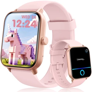 Kids Smart Watch, Fitness Tracker No Phone Need, IP68 Waterproof Swimming Smartwatch, 1.8'' Fitness Activity Tracker Watch 100 Sports Modes, Alarm, HR & Sleep Monitor Pedometer for 7+ Boys Girls Teens Kids Smart Watch, Fitness Tracker No Phone Need, IP68 Waterproof Swimming Smartwatch, 1.8'' Fitness Activity Tracker Watch 100 Sports Modes, Alarm, HR & Sleep Monitor Pedometer for 7+ Boys Girls Teens