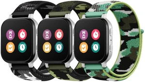 3 Pack Kids Nylon Bands Compatible with Gizmo Watch 3 2 1/Gabb Watch 3e 3 2 1/Sync UP Watch/Cosmo Jr Track Watch, 20mm Hook & Loop Soft Breathable Watch Band Replacement for Boys & Girls 3 Pack Kids Nylon Bands Compatible with Gizmo Watch 3 2 1/Gabb Watch 3e 3 2 1/Sync UP Watch/Cosmo Jr Track Watch, 20mm Hook & Loop Soft Breathable Watch Band Replacement for Boys & Girls