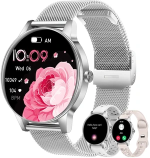 Smart Watch for Women(Answer/Make Calls), 1.27" HD Screen Fitness Tracker with Heart Rate/Sleep Monitor, 130+ Sport Modes IP68 Waterproof Activity Tracking, Smartwatch for Android iPhone Smart Watch for Women(Answer/Make Calls), 1.27" HD Screen Fitness Tracker with Heart Rate/Sleep Monitor, 130+ Sport Modes IP68 Waterproof Activity Tracking, Smartwatch for Android iPhone