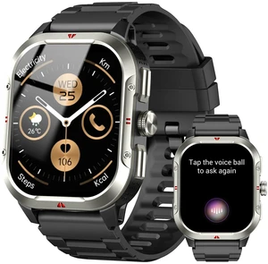Smart Watch for Men Built-in GPS,50+ Day Battery Life, Answer/Make Calls | Military 2.06" HD Fitness Watch,24/7 Heart Rate Sleep Monitor, 100+ Sport Modes,IP68 Waterproof for iPhone/Android Smart Watch for Men Built-in GPS,50+ Day Battery Life, Answer/Make Calls | Military 2.06" HD Fitness Watch,24/7 Heart Rate Sleep Monitor, 100+ Sport Modes,IP68 Waterproof for iPhone/Android