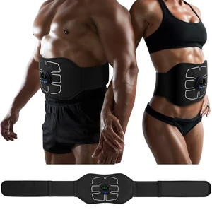 ABS Stimulator,Ab Machine,Abdominal Toning Belt Workout Portable Ab Stimulator Home Office Fitness Workout Equipment for Abdomen Black ABS Stimulator,Ab Machine,Abdominal Toning Belt Workout Portable Ab Stimulator Home Office Fitness Workout Equipment for Abdomen Black