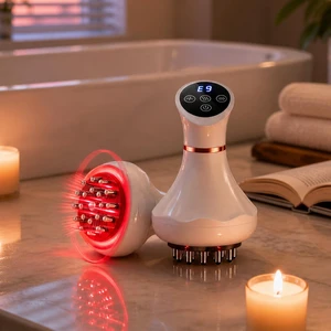 Electric Lymphatic Drainage Massager MachineBody Sculpting & Anti Cellulite Massage Tool with Red Light Therapy for Legs, Handheld Pain Relief Device for Women (1pcs) Electric Lymphatic Drainage Massager MachineBody Sculpting & Anti Cellulite Massage Tool with Red Light Therapy for Legs, Handheld Pain Relief Device for Women (1pcs)