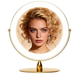 9" Magnifying Vanity Mirror with Light, 10X/1X Makeup Mirror | tabletop vanity mirror with 3 color lighting, 360° rotation,Adjustable Brightness, 3000mAh, Double-Sided 10X/1X magnifiers 9" Magnifying Vanity Mirror with Light, 10X/1X Makeup Mirror | tabletop vanity mirror with 3 color lighting, 360° rotation,Adjustable Brightness, 3000mAh, Double-Sided 10X/1X magnifiers