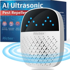 Advanced AI Ultrasonic Pest Repeller: Indoor Ultrasonic Repellent for Mouse, Rodent, Mice, Spider, Ant, Electronic Plug in Pest Control, Patent Pending, 1 Pack Advanced AI Ultrasonic Pest Repeller: Indoor Ultrasonic Repellent for Mouse, Rodent, Mice, Spider, Ant, Electronic Plug in Pest Control, Patent Pending, 1 Pack