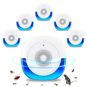 2026 Upgraded Ultrasonic Pest Control Repeller Plug in Indoor(6 Pack) | Mouse and Insect Repellent for Mice Spider Bug Roach Mosquito, 360° Coverage & 18 Frequencies Auto Switching 2026 Upgraded Ultrasonic Pest Control Repeller Plug in Indoor(6 Pack) | Mouse and Insect Repellent for Mice Spider Bug Roach Mosquito, 360° Coverage & 18 Frequencies Auto Switching