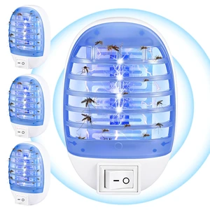 Bug Zapper Indoor Plug in Mosquito Zapper Powerful Electric Flying Insect Trap with Purple Light for Mosquitoes, Gnats, Flies- Safe Around Kids/Pets,Low Energy,Easy Clean,Compact Design,4 Pack Bug Zapper Indoor Plug in Mosquito Zapper Powerful Electric Flying Insect Trap with Purple Light for Mosquitoes, Gnats, Flies- Safe Around Kids/Pets,Low Energy,Easy Clean,Compact Design,4 Pack
