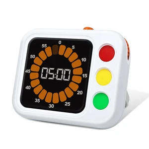 Digital Visual Timer for Kids | 60-Minute Countdown and Adjustable Volume and Brightness for Calm Transitions, Classroom & Home Kitchen Cooking Baking Digital Visual Timer for Kids | 60-Minute Countdown and Adjustable Volume and Brightness for Calm Transitions, Classroom & Home Kitchen Cooking Baking