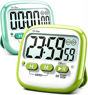 2 Pack Classroom Timers for Kids Teachers, Magnetic Countdown Digital Kitchen Timer for Cooking, Study, Exercise, Games, Time Mangement - Loud/Silent Mode - Battery Included 2 Pack Classroom Timers for Kids Teachers, Magnetic Countdown Digital Kitchen Timer for Cooking, Study, Exercise, Games, Time Mangement - Loud/Silent Mode - Battery Included
