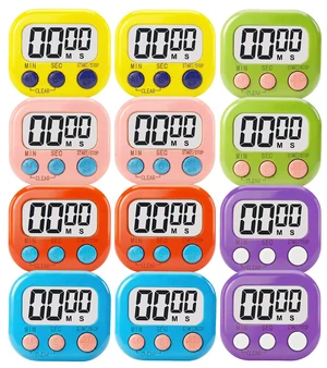 Digital Timer for Classroom Teachers Students, Magnetic Countdown Timer | Easy Timers for Kids Homework Study Kitchen Cooking Gym Game, 12 Pcs Digital Timer for Classroom Teachers Students, Magnetic Countdown Timer | Easy Timers for Kids Homework Study Kitchen Cooking Gym Game, 12 Pcs