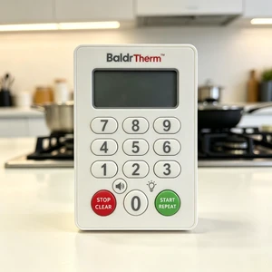 Digital Kitchen Timer, Waterproof Magnetic Countdown Timer with Alarm | Easy Keypad Control for Cooking, Baking, Study, IP67 Waterproof for Kitchen and Shower, Strong Magnetic Back with Light Digital Kitchen Timer, Waterproof Magnetic Countdown Timer with Alarm | Easy Keypad Control for Cooking, Baking, Study, IP67 Waterproof for Kitchen and Shower, Strong Magnetic Back with Light