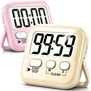 2 Pack Digital Timer for Kids Classroom Kitchen Timers for Cooking | With 2*AAA Battery, Count Up / Down, Loud Alarm & Silent FlashLight Mode, Magnetic Back, Kickstand, School Teacher Supplies 2 Pack Digital Timer for Kids Classroom Kitchen Timers for Cooking | With 2*AAA Battery, Count Up / Down, Loud Alarm & Silent FlashLight Mode, Magnetic Back, Kickstand, School Teacher Supplies