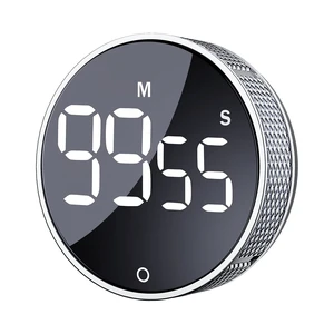 Digital Kitchen Timers, Visual timers Large LED Display Magnetic Countdown Countup Timer for Classroom Cooking Fitness Baking Studying Teaching, Easy for Kids and Seniors Silver Digital Kitchen Timers, Visual timers Large LED Display Magnetic Countdown Countup Timer for Classroom Cooking Fitness Baking Studying Teaching, Easy for Kids and Seniors Silver