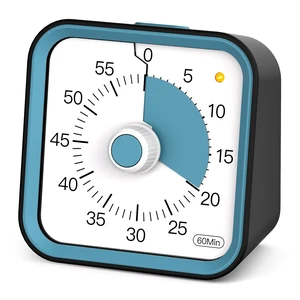 Visual Timer for Kids, Countdown Timer with Pause Function, Black | Timer for Kitchen Cooking, Classroom, Study, Toddler, ADHD, Cute Timer Clock, Alarm 3 Volume Levels, Light Indicator Visual Timer for Kids, Countdown Timer with Pause Function, Black | Timer for Kitchen Cooking, Classroom, Study, Toddler, ADHD, Cute Timer Clock, Alarm 3 Volume Levels, Light Indicator