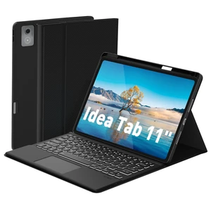 Keyboard Case Touch for Lenovo Idea Tab 11" 2025, Bluetooth Keyboard with Trackpad & Twill Cover Case & Adjustable Kickstand & Lighting Keys for Lenovo Idea Tab 11 inch Keyboard Case Touch for Lenovo Idea Tab 11" 2025, Bluetooth Keyboard with Trackpad & Twill Cover Case & Adjustable Kickstand & Lighting Keys for Lenovo Idea Tab 11 inch