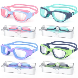 Kids Swim Goggles 6-14, Anti-Fog UV Protection | Soft Adjustable Strap, Leakproof Seal, Comfortable Fit, Durable Material, Vibrant Colors, Clear Underwater Vision Kids Swim Goggles 6-14, Anti-Fog UV Protection | Soft Adjustable Strap, Leakproof Seal, Comfortable Fit, Durable Material, Vibrant Colors, Clear Underwater Vision