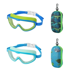 Swim Goggles 2 Pack Anti-Fog UV Proection Wide View Swimming Goggles for Kids 3-8 Swim Goggles 2 Pack Anti-Fog UV Proection Wide View Swimming Goggles for Kids 3-8