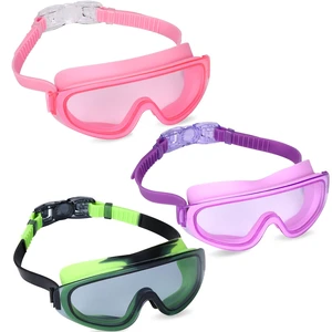 3 Pack Kids Swim Goggles, Swimming Glasses with One-Piece Wide Vision Lens from 3 to 15 Years Old 3 Pack Kids Swim Goggles, Swimming Glasses with One-Piece Wide Vision Lens from 3 to 15 Years Old