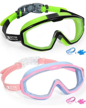 2 Pack Swim Pool Goggles for Kids Boys Girls Youth Aged Toddler 3-6 4-7 6-14 8-12 Anti-fog UV Protection and Waterproof 180° Panoramic Clear Wide Vision, Underwater No-Leaking 2 Pack Swim Pool Goggles for Kids Boys Girls Youth Aged Toddler 3-6 4-7 6-14 8-12 Anti-fog UV Protection and Waterproof 180° Panoramic Clear Wide Vision, Underwater No-Leaking