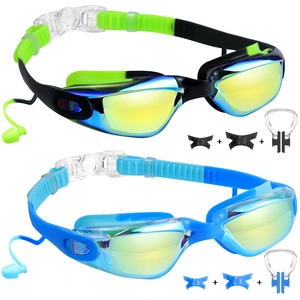 Swimming Goggles for Kids 3-15 years-2 Pack, Kids Goggles Anti-Fog/UV No Leaking Swim Goggles for Kids Swimming Goggles for Kids 3-15 years-2 Pack, Kids Goggles Anti-Fog/UV No Leaking Swim Goggles for Kids