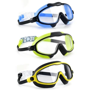 3 Pack Kid Swimming Goggles, Kid Goggles Anti-Fog Swim Goggles Boys | Leakproof Silicone Seal Large Frame Wide View Vision, Easy-Adjust Strap Swimming Goggles with Nose Clip Earplug 3 Pack Kid Swimming Goggles, Kid Goggles Anti-Fog Swim Goggles Boys | Leakproof Silicone Seal Large Frame Wide View Vision, Easy-Adjust Strap Swimming Goggles with Nose Clip Earplug