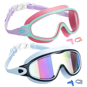 kids Swim Goggles 2 Pack Anti-UV Anti-Fog Wide View Swimming Goggles for Kids 3-14 kids Swim Goggles 2 Pack Anti-UV Anti-Fog Wide View Swimming Goggles for Kids 3-14