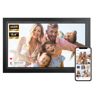 Digital Picture Frame 15.6 Inch Digital Photo Frame with 64GB Storage, 1920 * 1080 IPS FHD Touchscreen, WiFi Smart Frame Share Photos and Videos Instantly from Anywhere via AiMOR App Digital Picture Frame 15.6 Inch Digital Photo Frame with 64GB Storage, 1920 * 1080 IPS FHD Touchscreen, WiFi Smart Frame Share Photos and Videos Instantly from Anywhere via AiMOR App