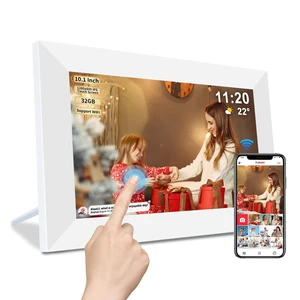 Frameo 10.1 Inch Smart WiFi Digital Picture Frame, White | Digital Photo Frame with 32GB Storage, Touch Screen, Auto-Rotate, Gifts for Mom, House Warming Gifts Frameo 10.1 Inch Smart WiFi Digital Picture Frame, White | Digital Photo Frame with 32GB Storage, Touch Screen, Auto-Rotate, Gifts for Mom, House Warming Gifts