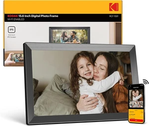 15.6 Inch Large WiFi Digital Picture Frame, 1920x1080 FHD Touch Screen Electronic Photo Frame with AI Photo Art, 32GB Storage, 6 Ways Sharing Photos & Videos, for Mom Family 15.6 Inch Large WiFi Digital Picture Frame, 1920x1080 FHD Touch Screen Electronic Photo Frame with AI Photo Art, 32GB Storage, 6 Ways Sharing Photos & Videos, for Mom Family
