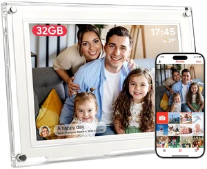 Frameo 10.1 Inch WiFi Digital Picture Frame with IPS Touch Screen | 32GB HD IPS Display, Share Moments Instantly via Frameo App from Anywhere, Gifts for Parents and Grandparents Frameo 10.1 Inch WiFi Digital Picture Frame with IPS Touch Screen | 32GB HD IPS Display, Share Moments Instantly via Frameo App from Anywhere, Gifts for Parents and Grandparents