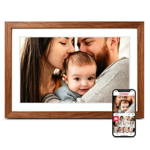 Frameo 10.1'' WiFi Digital Picture Frame, Electronic Photo Frame Slideshow | 32GB, 1280×800 IPS HD Touch Screen, Send Photos & Videos from Phone to Frame, Wall-Mountable, Gifts for Mom, Women, Wedding Frameo 10.1'' WiFi Digital Picture Frame, Electronic Photo Frame Slideshow | 32GB, 1280×800 IPS HD Touch Screen, Send Photos & Videos from Phone to Frame, Wall-Mountable, Gifts for Mom, Women, Wedding