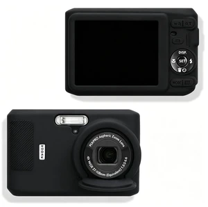 Silicone Case for Kodak PIXPRO FZ45 Camera,Kodak FZ45 Cover - Black | Kodak FZ45 Accessories,Soft Silicone Protective Case, Anti-Scratch Shell with Removable Lens Cover Silicone Case for Kodak PIXPRO FZ45 Camera,Kodak FZ45 Cover - Black | Kodak FZ45 Accessories,Soft Silicone Protective Case, Anti-Scratch Shell with Removable Lens Cover