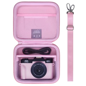 4K Digital Camera Case for CAMKORY/Lecran/Duluvulu/VAHOIALD/AUREAPIX,Pink | Hard Case for Lecnippy/Zostuic/Kasukani/XNSIAKXA/FLATIC/TEFTYMON/TESFOT/FlyFrost 4K Vlogging Camera with Shoulder Strap 4K Digital Camera Case for CAMKORY/Lecran/Duluvulu/VAHOIALD/AUREAPIX,Pink | Hard Case for Lecnippy/Zostuic/Kasukani/XNSIAKXA/FLATIC/TEFTYMON/TESFOT/FlyFrost 4K Vlogging Camera with Shoulder Strap