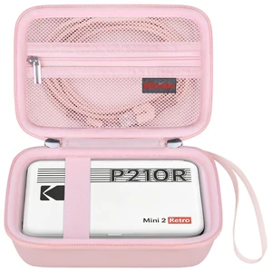 Carrying Case for KODAK Mini 2 Retro 2x3 P210R 4PASS Portable Photo Printer/Kodak Mini Shot 2 Retro C210R 4PASS 2-in-1 Instant Digital Camera, Mesh Bag fits Film Cartridge Photo Paper, Pink Carrying Case for KODAK Mini 2 Retro 2x3 P210R 4PASS Portable Photo Printer/Kodak Mini Shot 2 Retro C210R 4PASS 2-in-1 Instant Digital Camera, Mesh Bag fits Film Cartridge Photo Paper, Pink