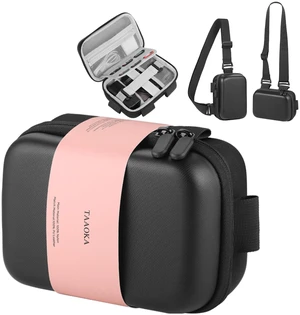 Digital Camera Case, Protective & Lightweight Camera Case with 3 Carrying Ways, Waterproof & Shockproof Small Camera Bag for Power Shot/Sony DSCW800/DSCW830 - Black Digital Camera Case, Protective & Lightweight Camera Case with 3 Carrying Ways, Waterproof & Shockproof Small Camera Bag for Power Shot/Sony DSCW800/DSCW830 - Black